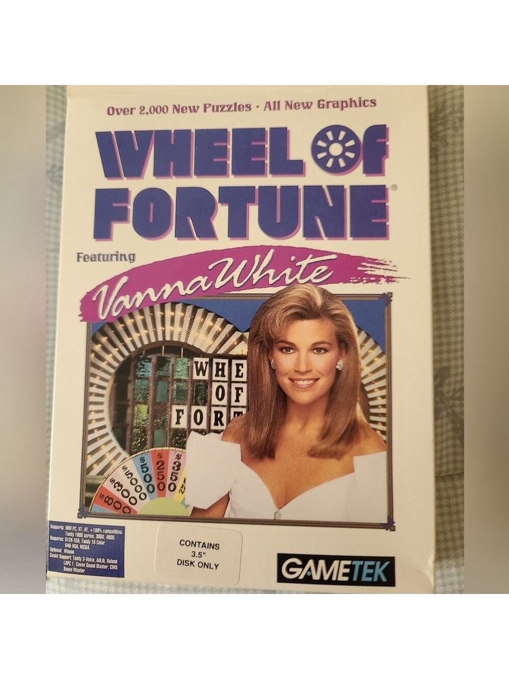 Vintage Wheel of Fortune Game 1992 Vanna White PC